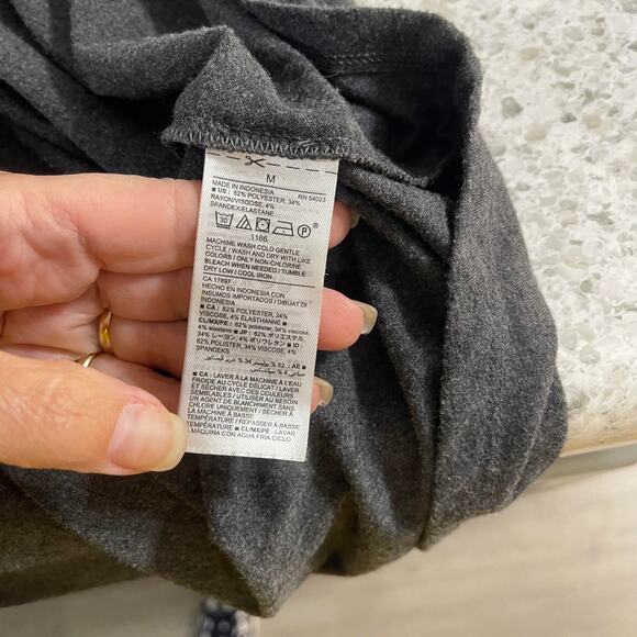 Old Navy women's medium dress gray knit tunic stretchy soft comfortable - Picture 6 of 12